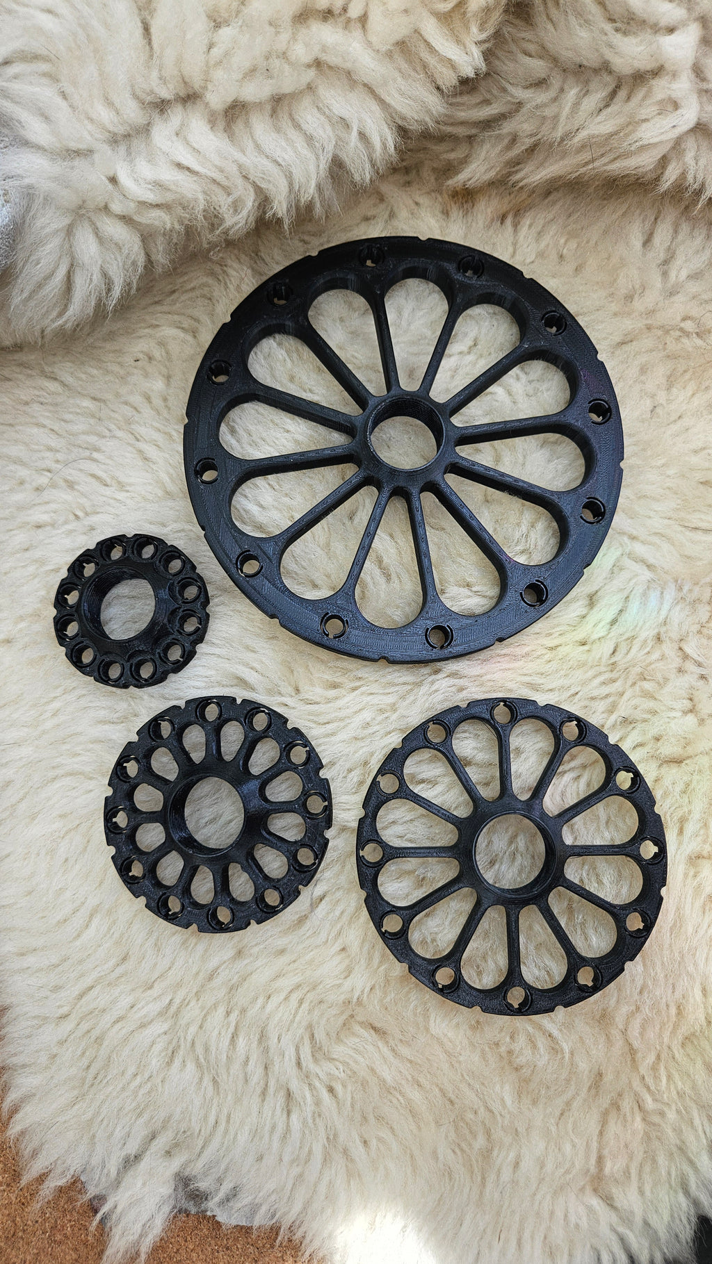 SpinPerfect Drop Spindle Set of 4 with Base and Weights