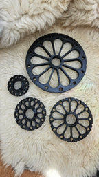 SpinPerfect Drop Spindle Set of 4 with Base and Weights