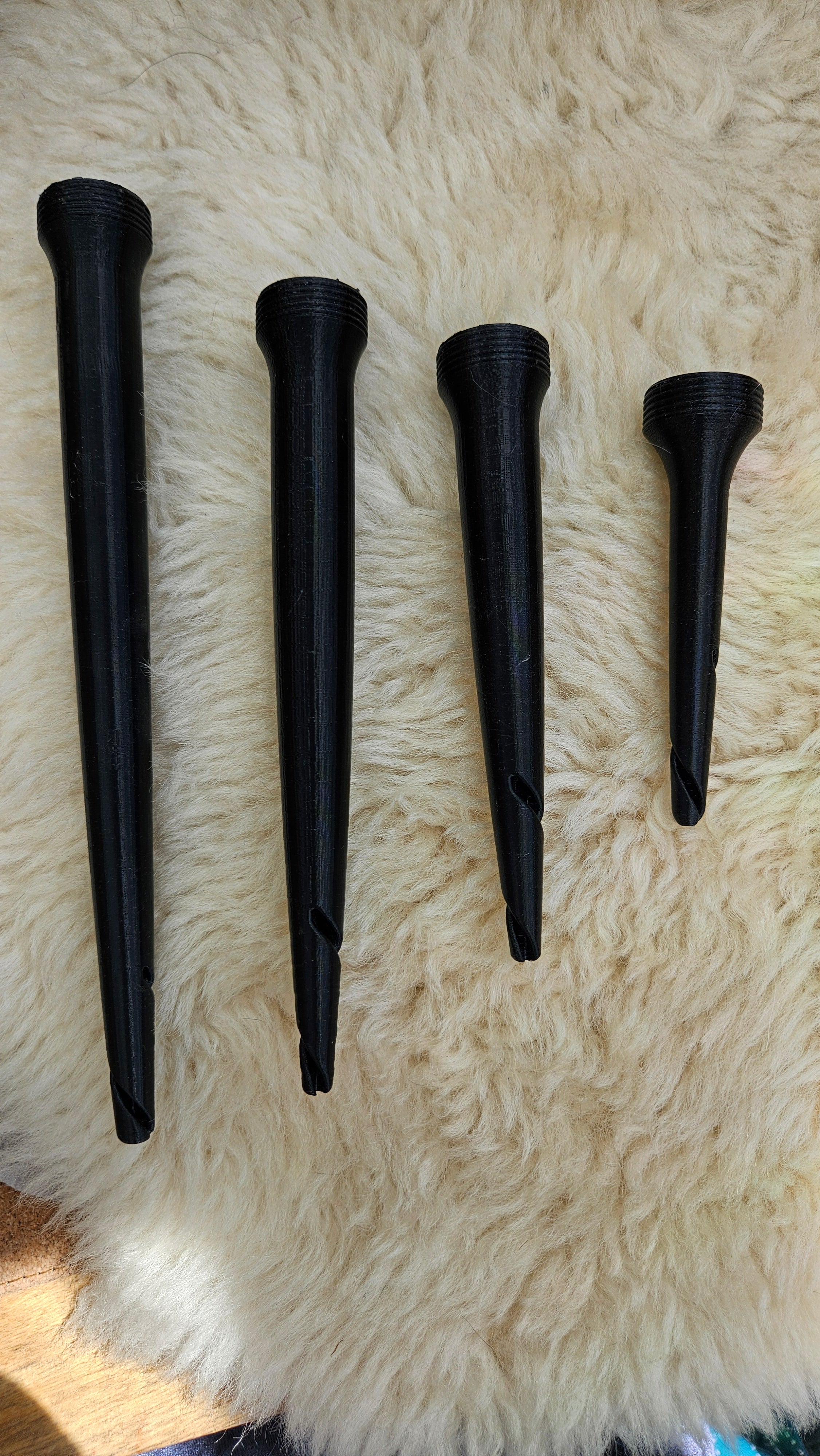 SpinPerfect Drop Spindle Set of 4 with Base and Weights