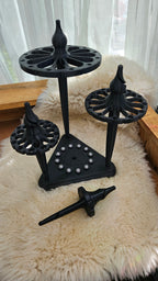 SpinPerfect Drop Spindle Set of 4 with Base and Weights